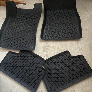 Mercedes Black Car Floor Mats Set